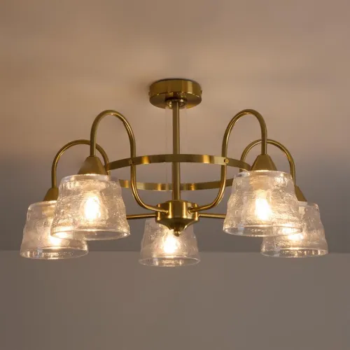 Светильник Caramel 5х60Вт E27 IP20 подвесной Freya FR5522PL-05BS1 фото 8