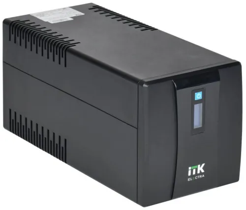 Источник бесперебойного питания ELECTRA ET 1.5кВ.А/900Вт с АКБ 2х9А.ч USB Schuko ITK EET-1500VA-1-002-S