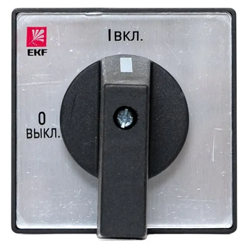 Переключатель кулачковый ПК-2-13 3П 25А "ВКЛ-ВЫКЛ" EKF pk-2-13-25 фото 12