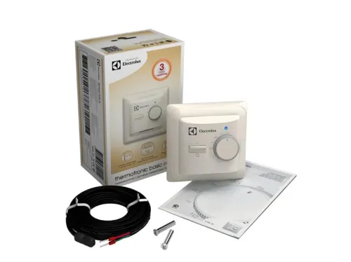 Термостат механический ETB-16 Basic 16А датчик пола Electrolux НС-1013675 фото 3