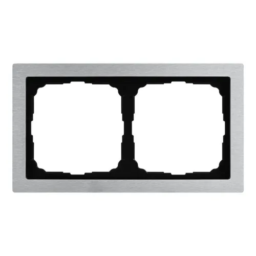 Рамка 2-м ArtGallery Pure метал. алюм. SE GAL312102 фото 7