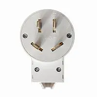 Вилка для плиты 3P+E 32А 440В бел. Universal 5313