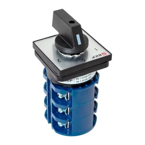 Переключатель кулачковый ПК-1-23 3п 63А "1-0-2" IP65 EKF pk-1-23-63-65 фото 10
