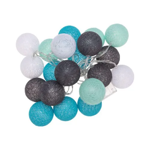 Гирлянда светодиодная "Тайские фонарики "Северное сияние" 3.5м 20LED тепл. бел. 1Вт IP20 провод ПВХ прозр. элементы питания 2хAA (не в компл.) Neon-Night 303-086 фото 8