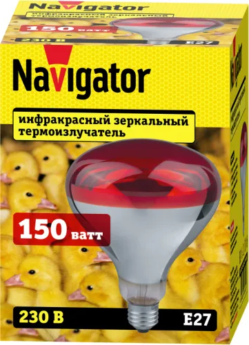 Термоизлучатель 93 971 NI-R125-150-230-Е27-ИКЗК Navigator 93971 фото 2