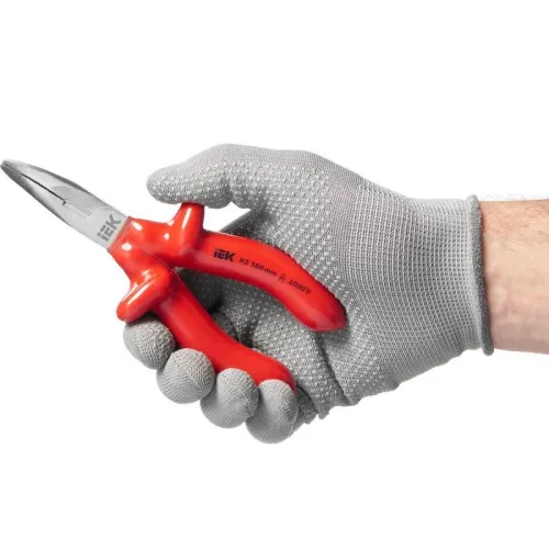 Тонкогубцы изогнутые диэлектрические 160мм K2 1000В ARMA2L 3 IEK A2L3-BN20-K2-160 фото 4