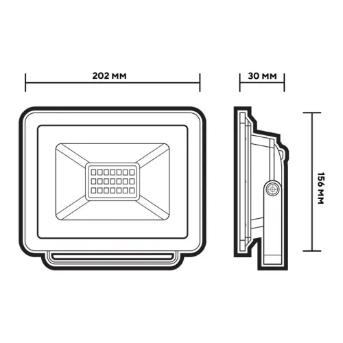 Прожектор светодиодный PFL-LV 50Вт IP65 6500К 4500лм DC 12В-48В/AC 12В-48В СДО низковольтный Pro JazzWay 5070851 фото 10