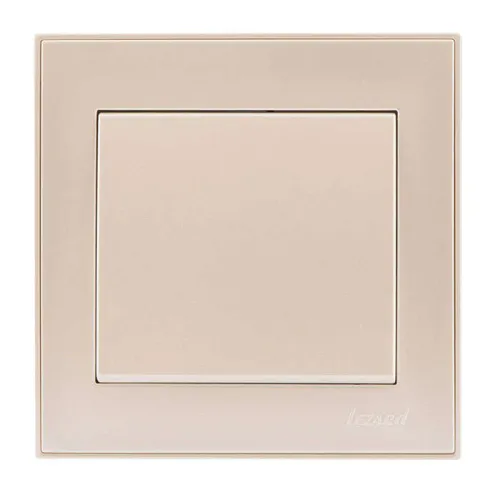 Выключатель 1-кл. СП Rain IP20 крем. LEZARD 703-0303-100