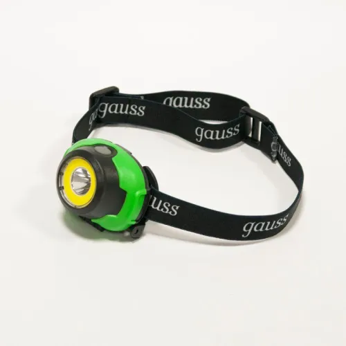 Фонарь налобный GFL 4Вт 230лм IP42 элементы питания 3хAAA GAUSS GF303 фото 5