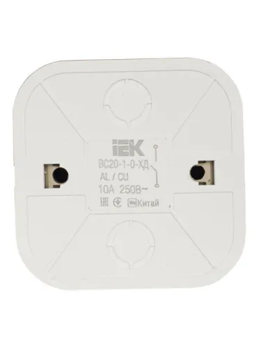 Выключатель 1-кл. ОП GLORY 10А ВС20-1-0-ХД дуб IEK EVH10-K24-10 фото 3