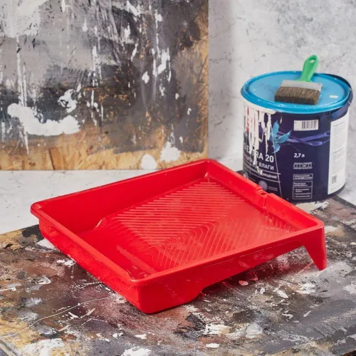 Кюветка (ванночка) малярная 33х35см красн. Rexant 89-0145 фото 3
