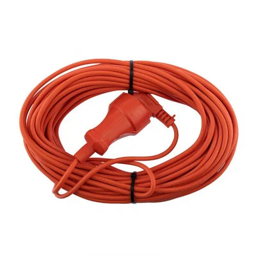 Удлинитель-шнур 1х20м без заземл. 6А IP20 1.3кВт ПВС 2х0.75 оранж. PROCONNECT 11-7106 фото 3