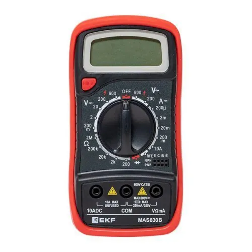 Мультиметр цифровой MAS830B Master EKF In-180701-pm830B фото 6