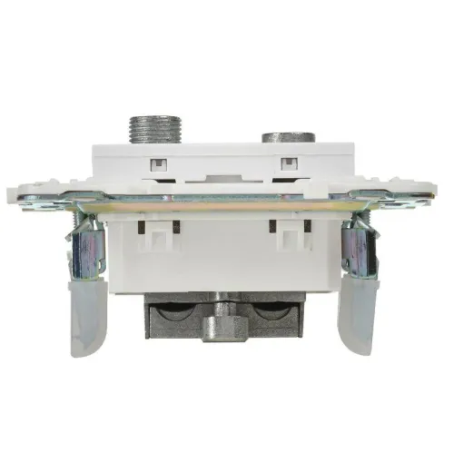 Розетка двойная TV+SAT SKANDY SK-A13W арктич. бел. IEK SK-AF20-O-K01 фото 5