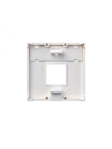 Накладка для 1-го суппорта/разъема типа 2017... и/или 2018... 2мод. Zenit бел. ABB 2CLA221810N1101 фото 4