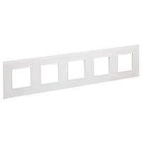 Рамка 5-м SKANDY SK-F25W стекло арктич. бел. IEK SK-M52-G-K01