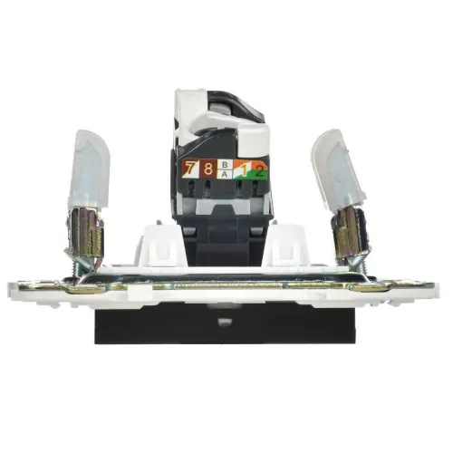 Розетка компьютерная RJ45 кат.5E SKANDY SK-K01Bl черн. IEK SK-K10-1-K02 фото 5
