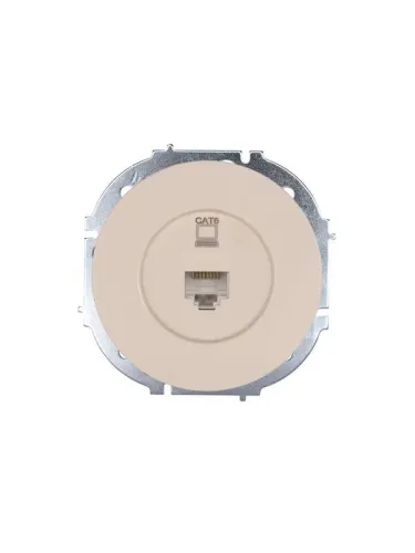 Розетка компьютерная СП OSEN RJ45 кат.6 механизм сл. кость LEZARD 743-9088-140