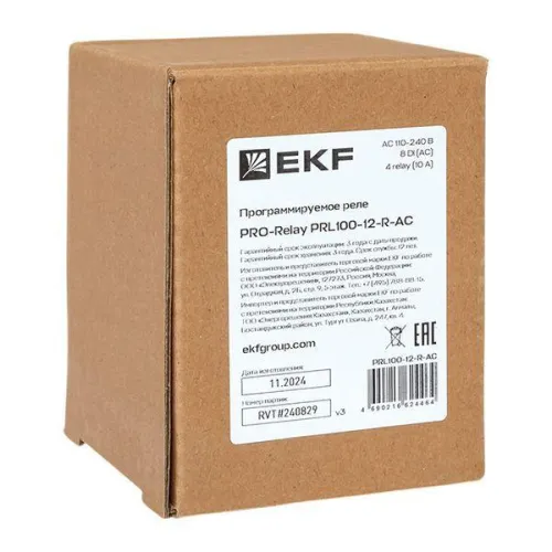 Реле программируемое PRO-Relay PRL100-12-R-AC EKF PRL100-12-R-AC фото 2