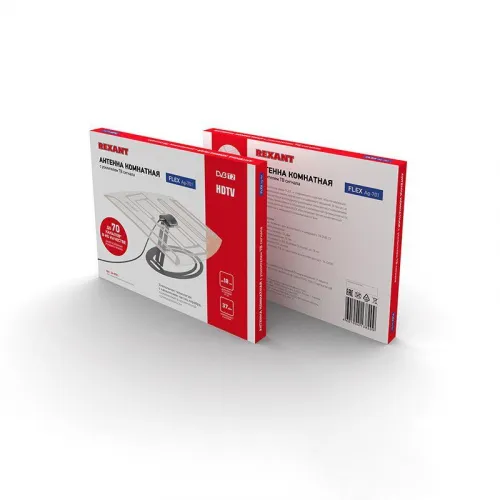 Антенна ТВ комнатная "АКТИВНАЯ" для цифрового телевидения DVB-T2 Ag-703 (с USB) Rexant 34-0703 фото 3