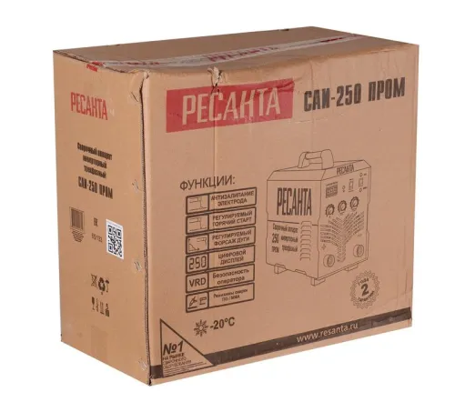 Инвертор сварочный САИ-250 ПРОМ Ресанта 65/133 фото 7
