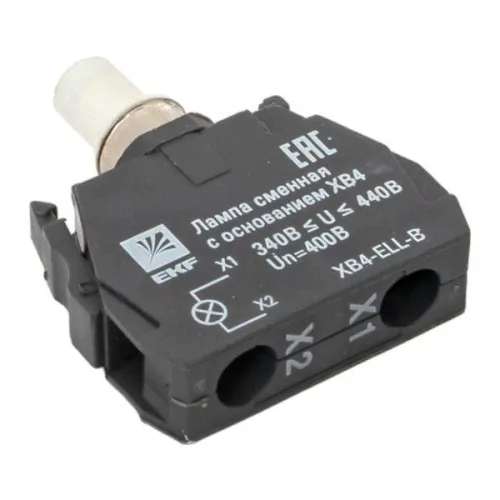 Лампа сменная с основанием XB4 син. 400В PROxima EKF XB4-ELL-B фото 9