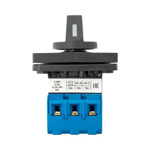 Переключатель кулачковый ПК-2-13 3П 25А "ВКЛ-ВЫКЛ" EKF pk-2-13-25 фото 4