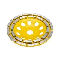 Чашка алмазная шлифовальная двухрядная 150х22.2мм KRANZ KR-90-0252