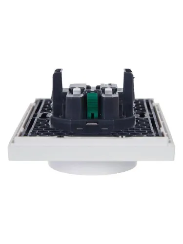 Розетка 2-м СП FORTE&PIANO FP223 16А с заземл. защ. шторки безвинт. крепл. бел. IEK FP-R24-16-1-K01 фото 5