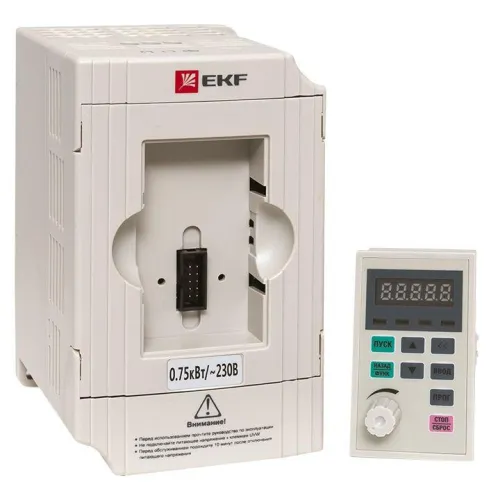 Преобразователь частоты 0.75/1.5кВт 1х230В VECTOR-100 PROxima EKF VT100-0R7-1B фото 13