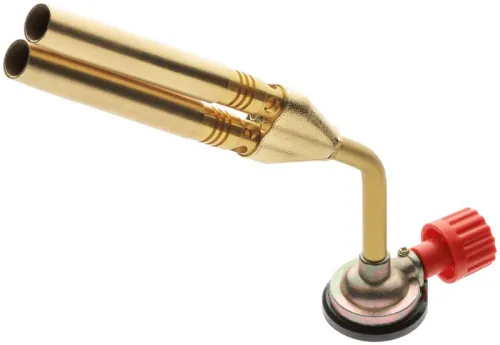 Горелка газовая двойн. для стандартного цангового баллона КУРС 67630 фото 2