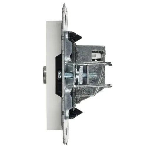 Розетка телевизионная оконечная TV СП Brite РТВ11-0-БрБ механизм бел. IEK BR-A10-O-K01 фото 3