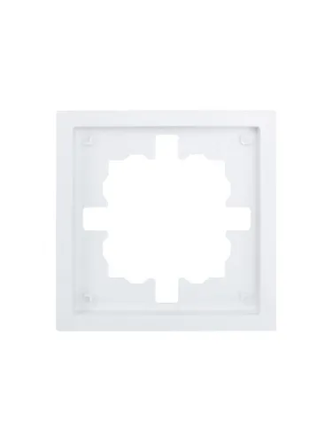 Рамка 1-мест. горизонт. ZIMA бел. LEZARD 704-0200-146