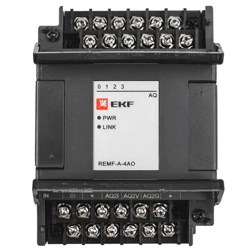 Модуль аналогового вывода REMF 4 PRO-Logic (без поверки) EKF REMF-A-4AO фото 3