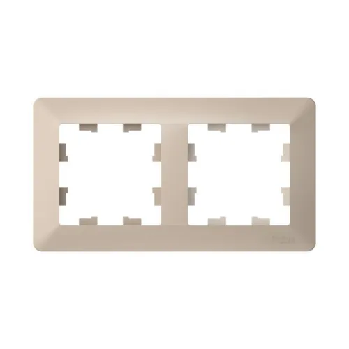 Рамка 2-м AtlasDesign Air песочн./дым. бел. SE ATN221202 фото 2