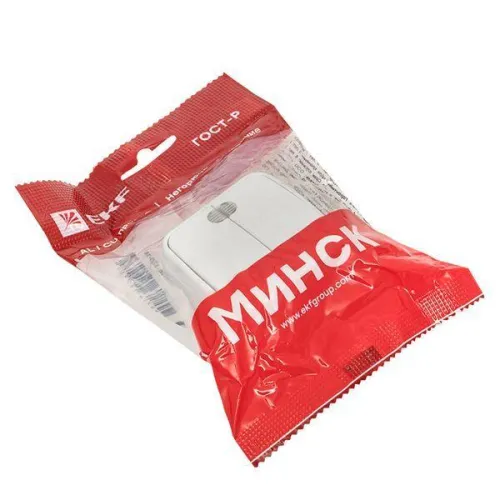 Выключатель 2-кл. ОП Минск 10А IP20 с индикатором бел. Basic EKF EGV10-123-10 фото 3