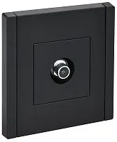 Розетка TV оконечная FORTE&PIANO FP128 черн. IEK FP-A10-O-K02