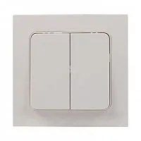 Выключатель 2-кл. Стокгольм 10А бел. PROxima EKF EXV10-023-10