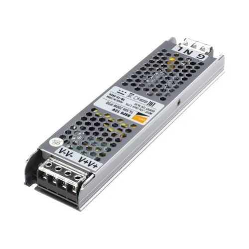 Блок питания для светодиод. ленты BSPS 200Вт 16.5А 12В IP20 метал. JazzWay 5024410 фото 7