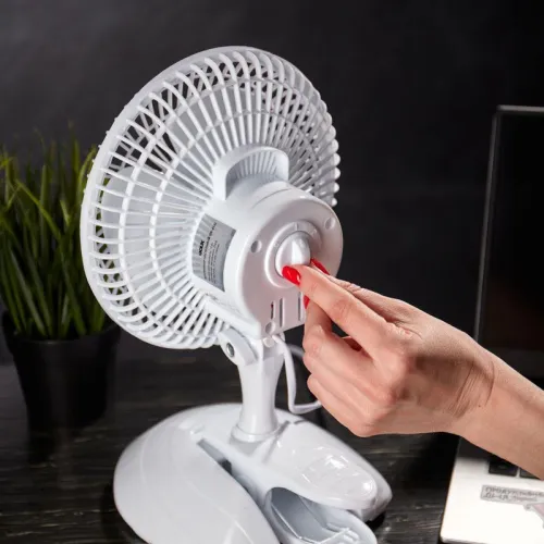 Вентилятор настольный DX-614 15Вт 220В бел. DUX 60-0211 фото 7