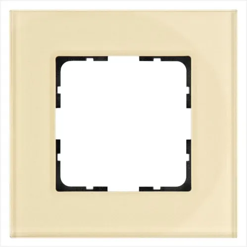 Рамка 1-м G-Glass стекло шампань Champagne Gold Jasmart G1001GG