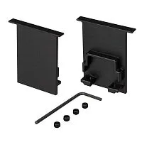 Заглушка SL-COMFORT-3551-F BLACK глухая металл Arlight 031787