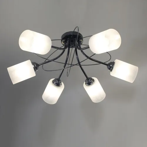 Светильник "Орбиталь" 161 хром (плафон 8461) НСБ 01-6х60-106 Е27 ИУ Элетех 1005404584 фото 5