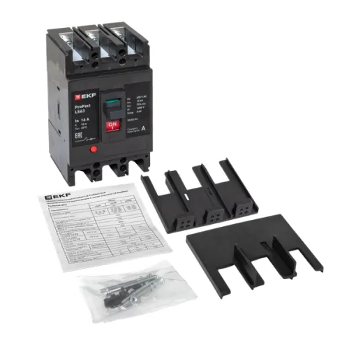 Выключатель автоматический 3п 16А 15кА LS63 ProPact EKF mccb-63-15-3-16-ls фото 2
