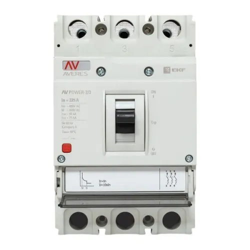 Выключатель автоматический 225А 80кА AV POWER-2/3 TR AVERES EKF mccb-23-225H-TR-av фото 12