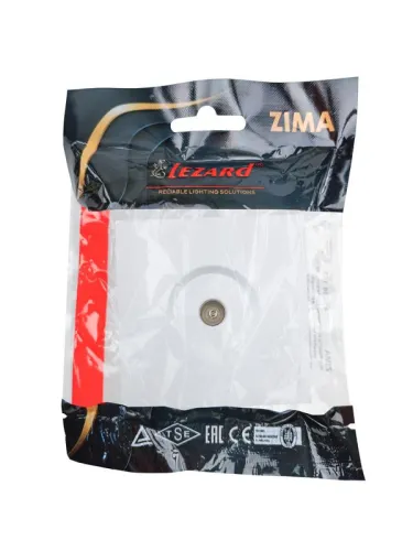 Розетка ТВ оконечная СП ZIMA IP20 бел. LEZARD 704-0288-130 фото 4