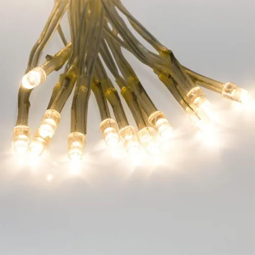 Гирлянда светодиодная "Сеть" 1.5х1.5м 150LED тепл. бел. 12Вт IP20 провод ПВХ прозр. Neon-Night 215-126 фото 10