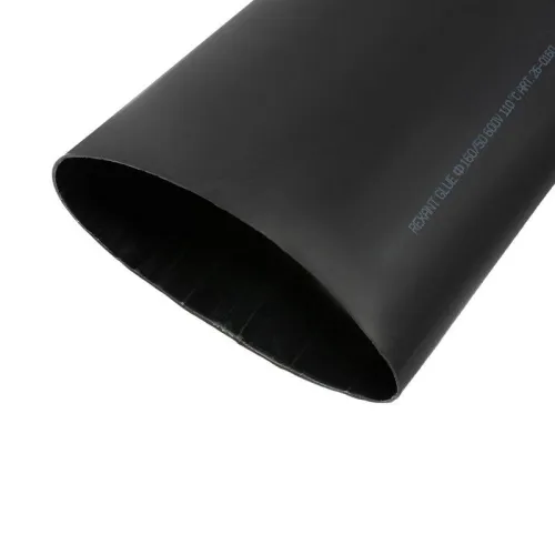 Трубка термоусадочная среднестен. клеевая 160/50 (3-4:1) черн. 1м Rexant 26-0160 фото 3
