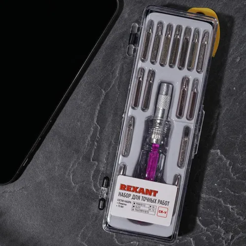 Набор отверток для точных работ 16 предметов Rexant 12-4704 фото 3
