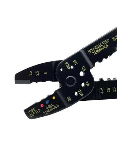 Пресс-клещи для изолированных и неизолированных кабельных наконечников 0.75-6кв.мм FELO 59232040 фото 3